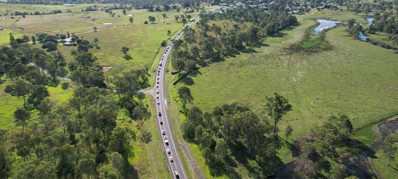 Bruce Highway (Gympie – Maryborough), Tiaro Bypass, construct bypass